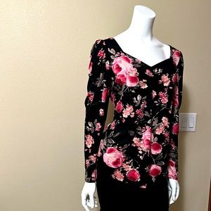 NWT, Maurices floral top size OX